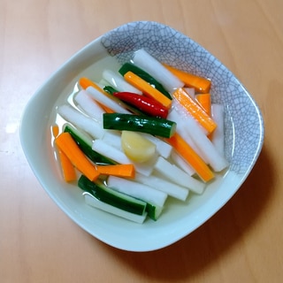 ３色野菜のお漬け物